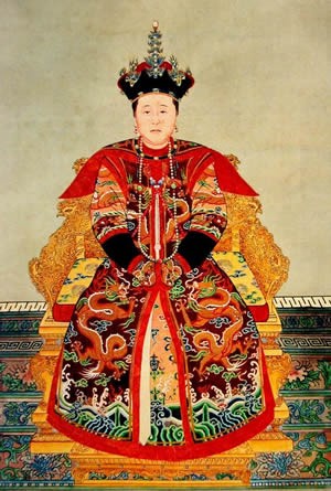 搖曳生姿的滿族風情:女子旗裝