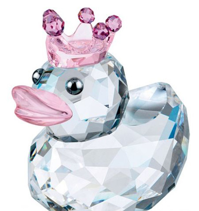 Swarovski水晶擺件 可愛水晶小鴨子