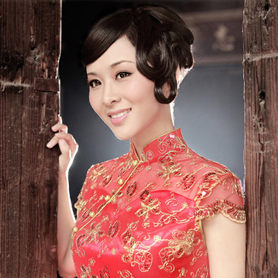 旗袍:盡顯中國(guó)新娘古典之美