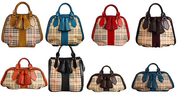 Burberry格紋包翻新 復古學院風歸來
