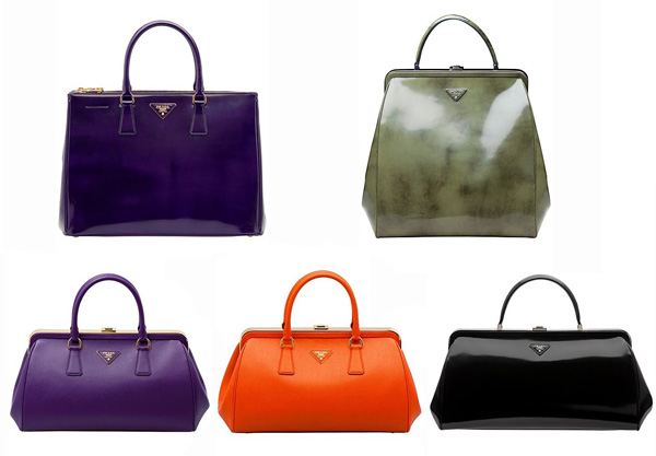 把優雅玩出俏皮感 Prada2012秋冬復古手袋