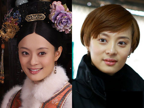 孫儷素顏短發(fā)現(xiàn)身 范冰冰素顏女神
