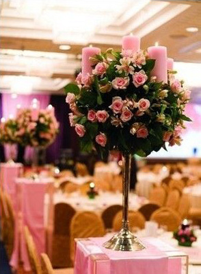 花藝布置 婚宴桌花裝飾四大主題
