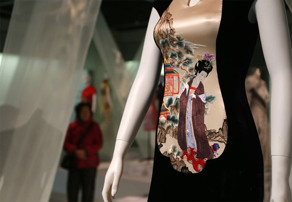婉約旗袍 國服典范 旗袍時裝藝術展在河南博物院公展