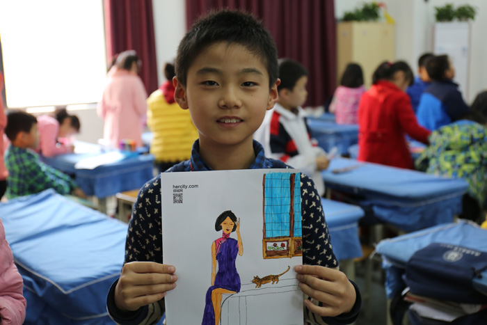 旗袍講堂走進校園 讓孩子們了解旗袍之美